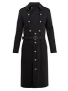 Balmain Belted Cotton-blend Trench Coat