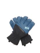 Matchesfashion.com Helly Hansen - Alpha Leather Winter Gloves - Mens - Black Multi