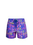 Matchesfashion.com Vilebrequin - Moorea Phuket Print Swim Shorts - Mens - Purple Multi