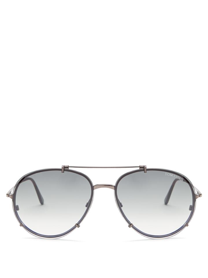 Tom Ford Eyewear Dickon Aviator Sunglasses