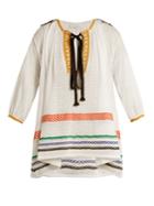 Sonia Rykiel Braided-panel Voile-knit Top
