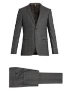 Burberry Checked Notch-lapel Wool Suit