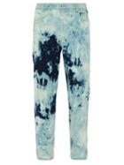Matchesfashion.com Eckhaus Latta - Tie Dye Mid Rise Jeans - Mens - Blue