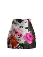 Off-white Floral-jacquard Mini Skirt