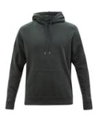 Sunspel - Cotton-jersey Hooded Sweatshirt - Mens - Dark Green