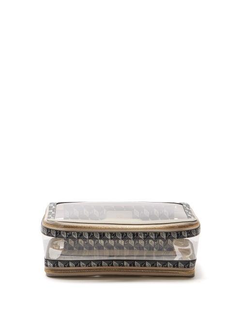 Matchesfashion.com Anya Hindmarch - In-flight I Am A Plastic Bag Travel Bag - Womens - Grey White