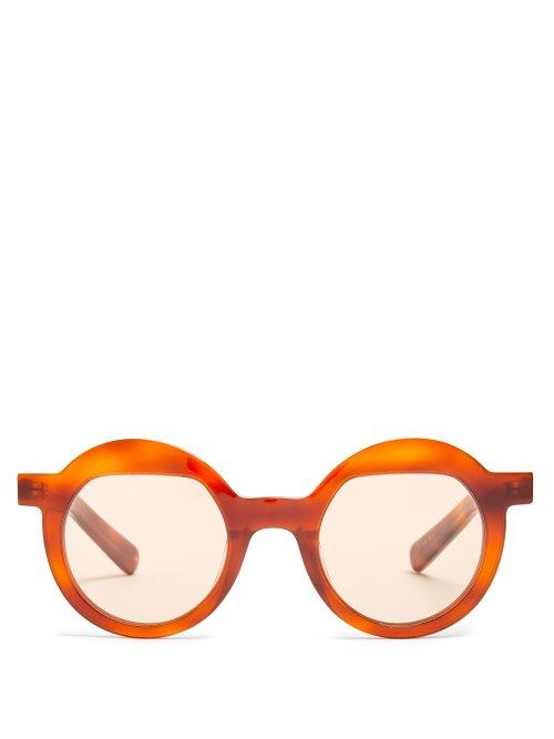 Matchesfashion.com Kaleos - Pollitt Acetate Sunglasses - Womens - Brown