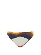 Cala De La Cruz - Fernanda Bikini Briefs - Womens - Brown Print