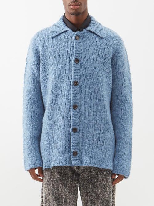 Our Legacy - Pilled Cardigan - Mens - Blue