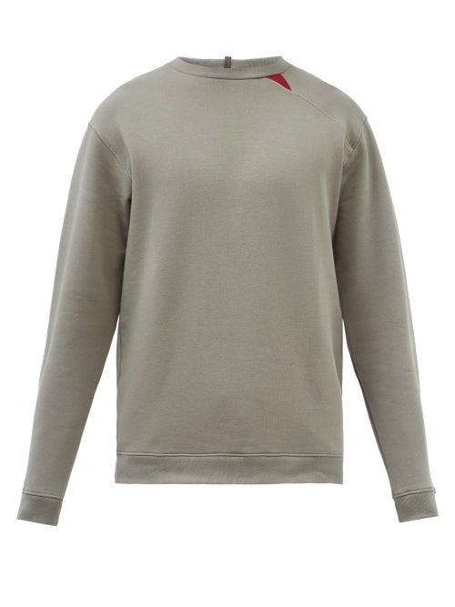 Klttermusen - Suttung Cotton-blend Jersey Sweatshirt - Mens - Green