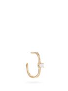Matchesfashion.com Otiumberg - Recycled 9kt-gold & Pearl Single Hoop Earring - Womens - Pearl