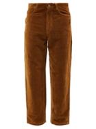 Jacquemus - Corduroy Cotton-blend Straight-leg Trousers - Mens - Brown