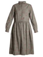 Shrimps Gerald Shrimp-jacquard Wool-blend Dress