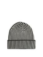 Joseph - Heavy-knit Merino-blend Beanie Hat - Womens - Dark Grey