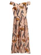Roland Mouret Noblethorpe Iris Fil Coup Dress