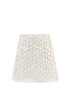 Aje - Gazelle Daisy-embellished Organza Mini Skirt - Womens - Ivory Multi