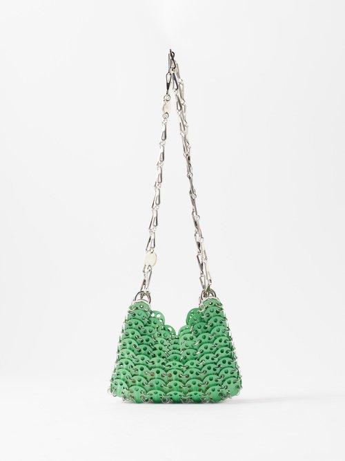 Paco Rabanne - 1969 Nano Chainmail Shoulder Bag - Womens - Green