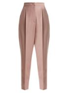 Matchesfashion.com Max Mara - Visino Trousers - Womens - Pink