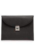 Matchesfashion.com Mark Cross - Diver Grained Leather Pouch - Mens - Black