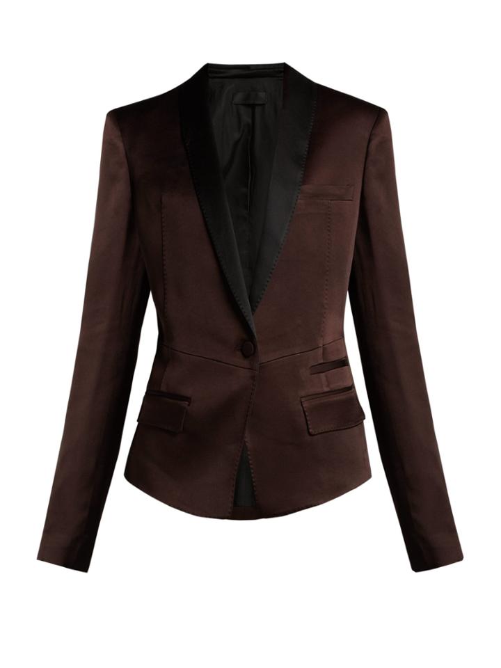 Haider Ackermann Kuiper Single-breasted Satin Blazer