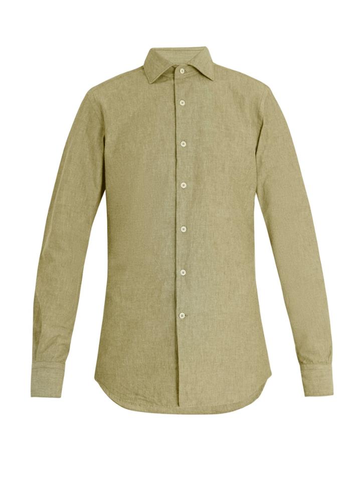 Glanshirt Button-down Collar Cotton Shirt