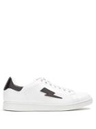 Neil Barrett Thunderbolt Low-top Leather Trainers