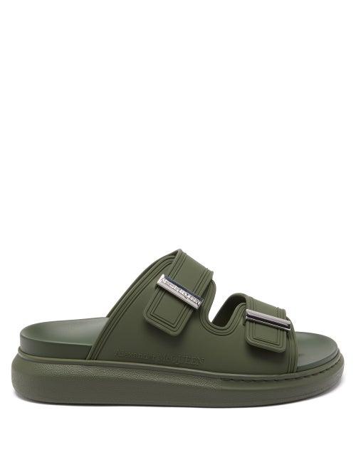 Alexander Mcqueen - Hybrid Rubber Sandals - Womens - Khaki