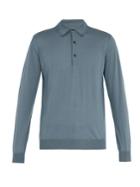 Lanvin Long-sleeved Wool Polo Shirt