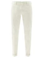 Matchesfashion.com Paul Smith - Organic-cotton Slim-leg Chino Trousers - Mens - Cream