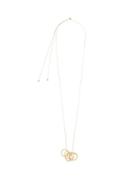 Matchesfashion.com Bottega Veneta - Five-ring Gold-plated Sterling-silver Necklace - Womens - Gold