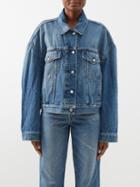 Acne Studios - Oversized Denim Jacket - Womens - Mid Blue