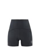 Adidas By Stella Mccartney - Truestrength Recycled Fibre-blend Shorts - Womens - Black