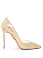 Aquazzura Eclipse Point-toe Patent-leather Pumps