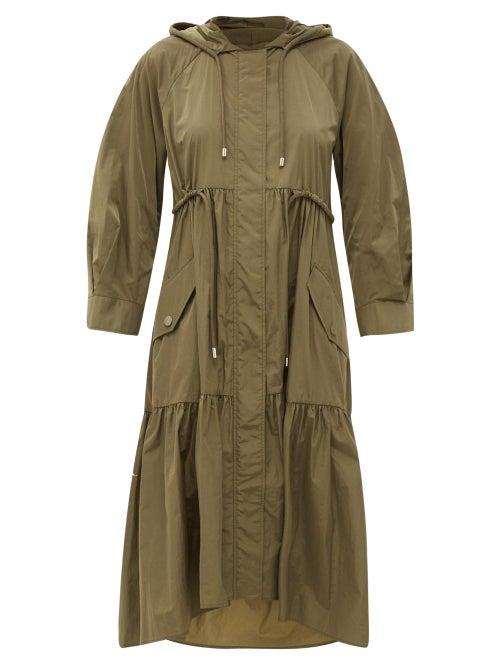 Matchesfashion.com Weekend Max Mara - Nora Raincoat - Womens - Dark Green