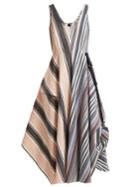 Sportmax Striped Mid-length A-line Dress