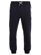Moncler Gamme Bleu Chevron-detail Cotton-jersey Track Pants