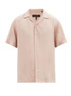 Matchesfashion.com Rag & Bone - Avery Cuban-collar Poplin Shirt - Mens - Pink