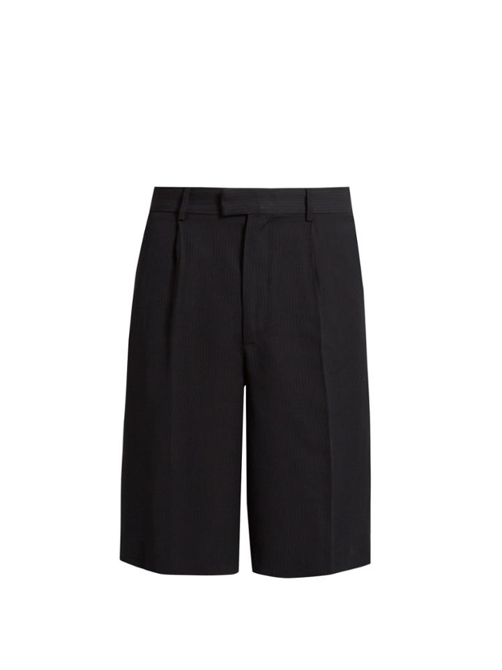 Raey Soft-tailored Pinstriped Shorts