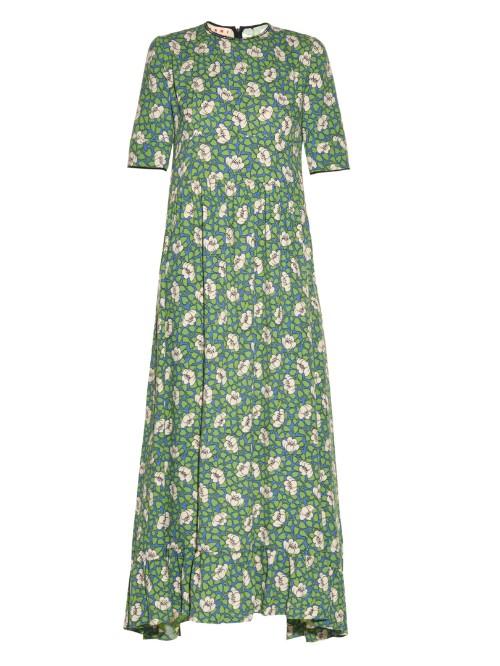 Marni Buttercup-print Maxi Dress