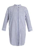 Velvet By Graham & Spencer Ivy Striped Cotton Shirtdress
