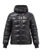 Moncler - Cuvellier Hooded Quilted Down Coat - Mens - Black