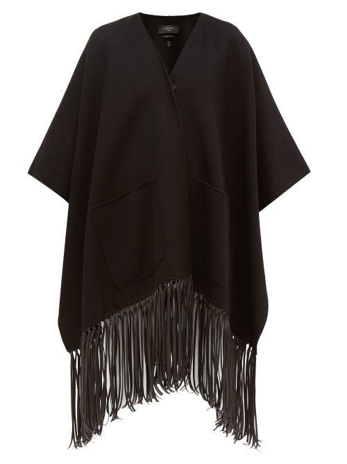 Matchesfashion.com Weekend Max Mara - Carina Cape - Womens - Black