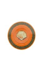 Matchesfashion.com Richard Ginori - X Luke Edward Hall Shell Porcelain Side Plate - Orange Print