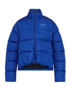 Matchesfashion.com Balenciaga - C Shaped Quilted Jacket - Mens - Blue