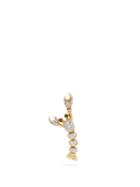 Matchesfashion.com Yvonne Leon - Lobster Diamond & Gold Single Earring - Womens - Yellow Gold