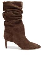 Matchesfashion.com Paris Texas - Slouchy Suede Ankle Boots - Womens - Brown