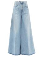 Matchesfashion.com Made In Tomboy - Benny Wide-leg Jeans - Womens - Light Denim