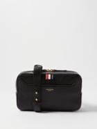 Thom Browne - Tricolour-tab Grained-leather Belt Bag - Mens - Black