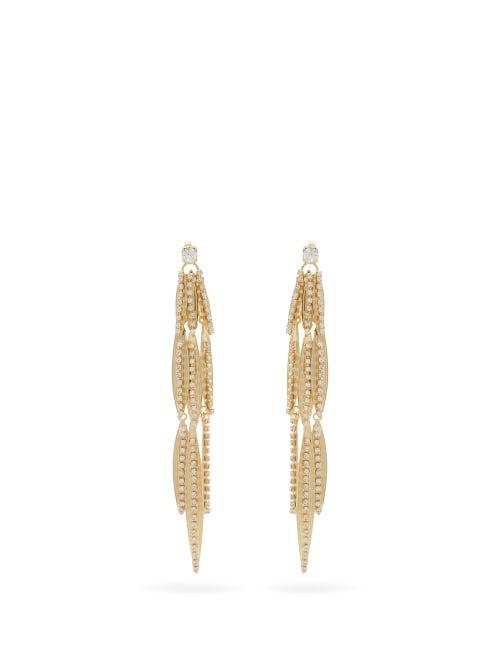 Matchesfashion.com Rosantica - Allure Crystal Drop Earrings - Womens - Crystal