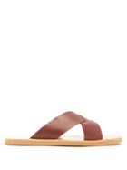Matchesfashion.com Ancient Greek Sandals - Bios Leather Sandals - Mens - Brown